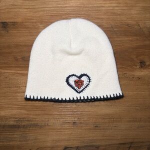 Bears NFL White Knit Beanie